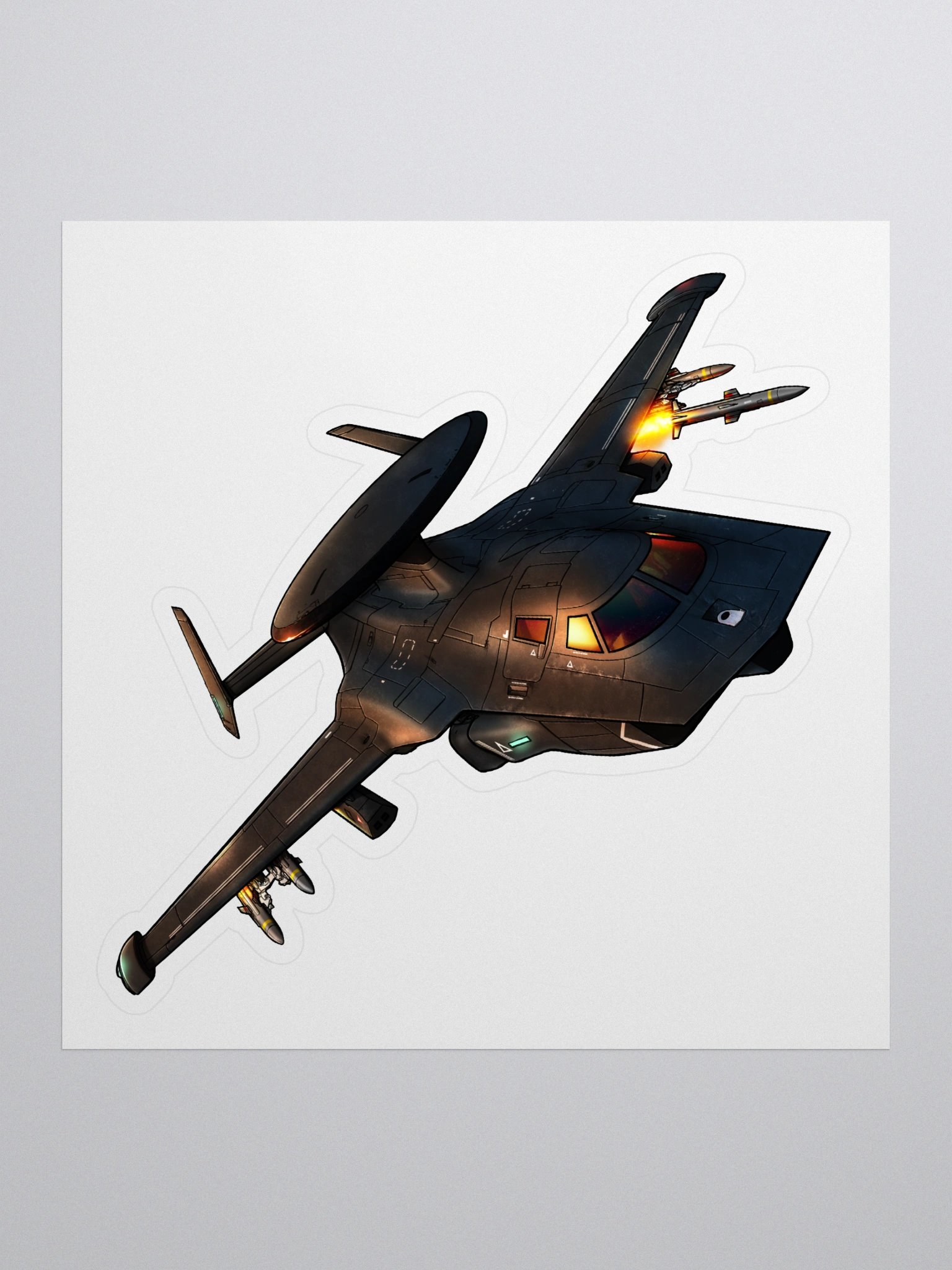 Medusa - Spec Ops Black (5.5 inch Sticker) product image (1)