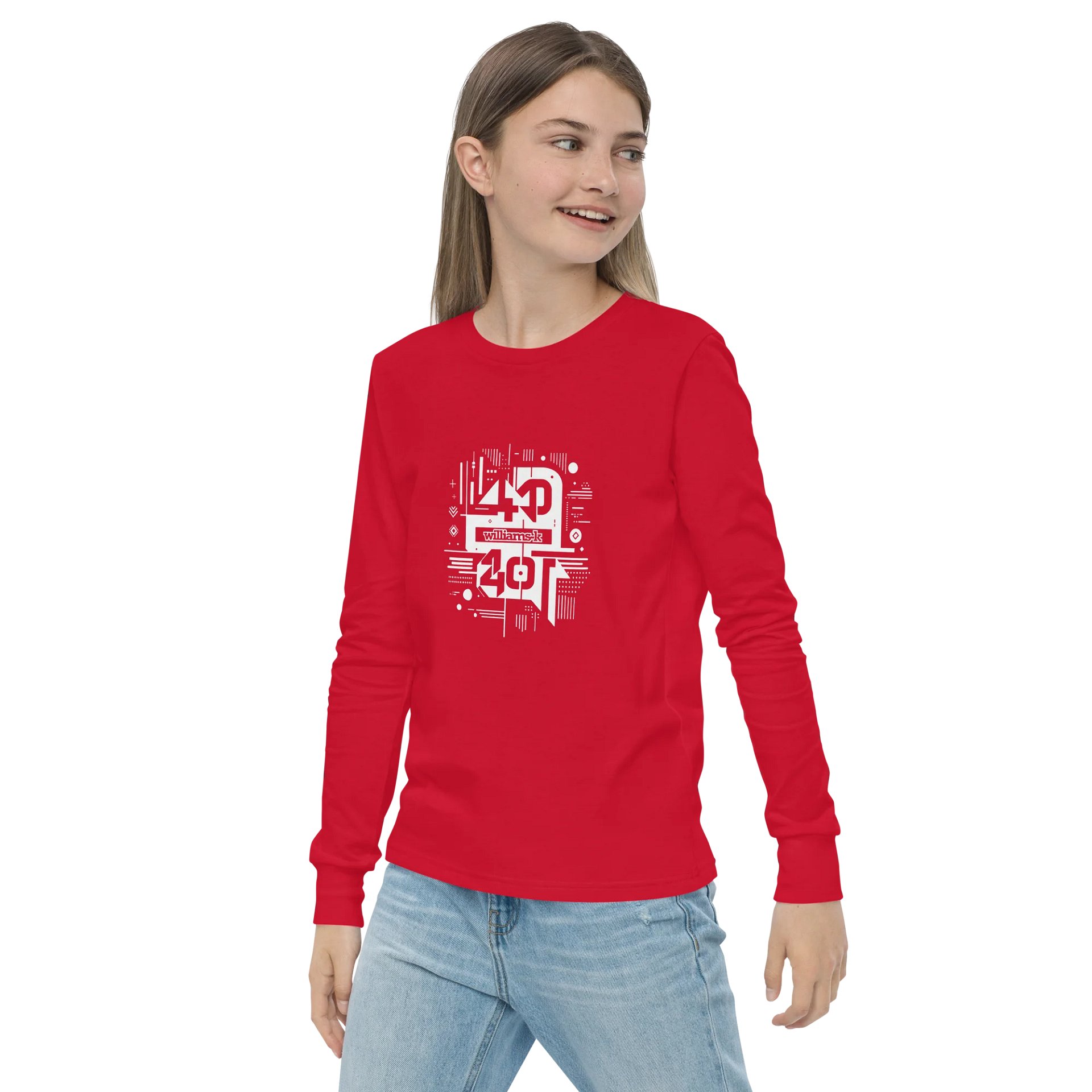 404 Status Collection Youth Long Sleeve T-Shirt product image (3)