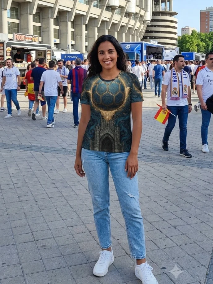 Madrid C.F. Fantasy Football Womens T shirt product image (1)