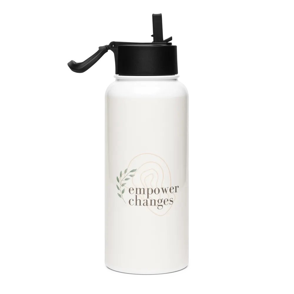 Stainless Steel Water Bottle with a Straw Lid SWFB0107 product image (2)