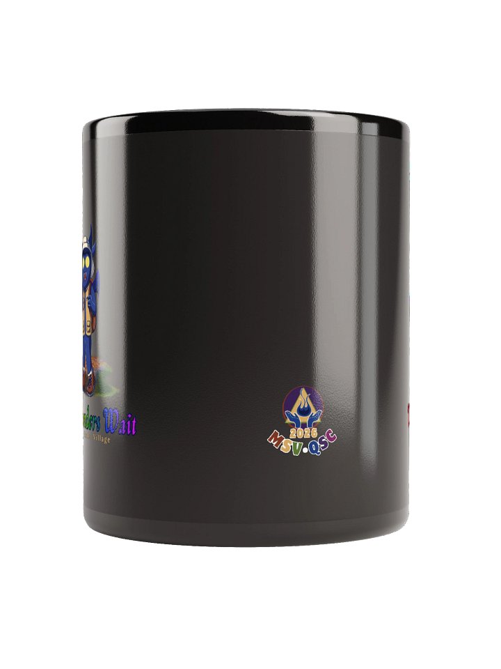 Wild Wonders Wait Black Glossy Mug product image (2)