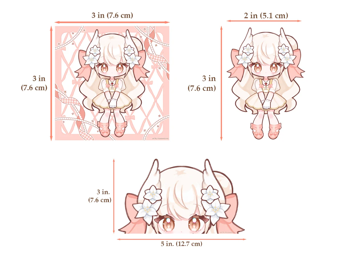 Chibi sticker bundle product image (2)