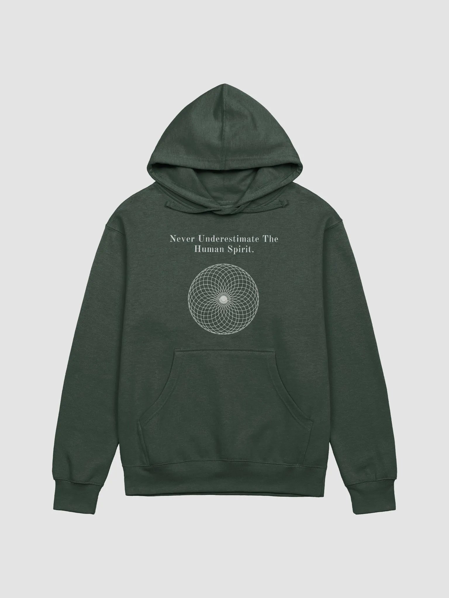Never Underestimate The Human Spirit. (Hoodie) product image (2)