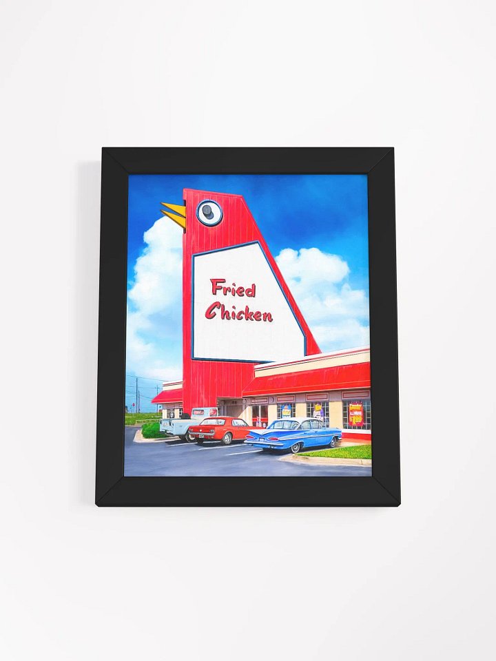 The Big Chicken – Marietta GA Studio Framed Print product image (1)