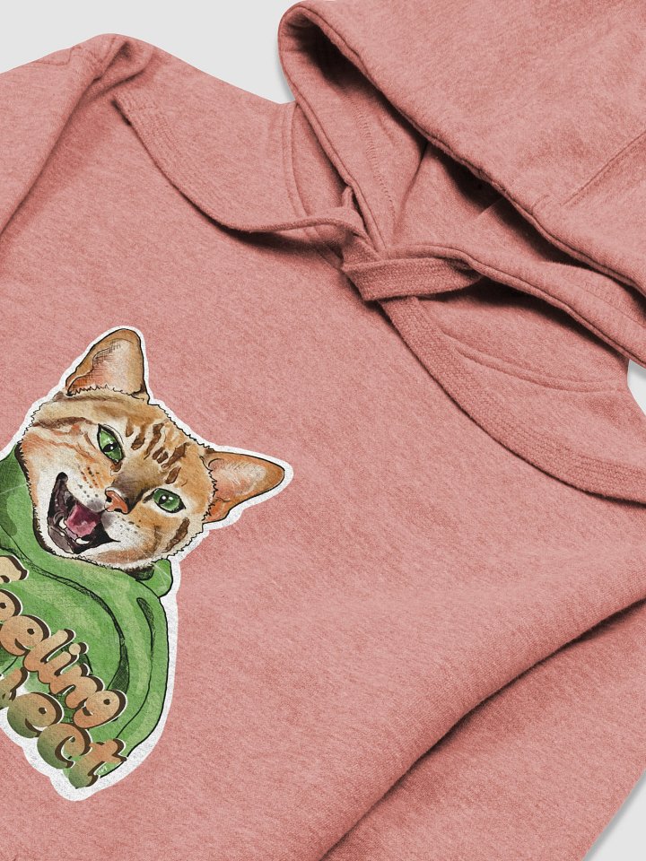 Feeling Purr-fect Cat with a scarf Hoodie All colors - Large Print product image (17)