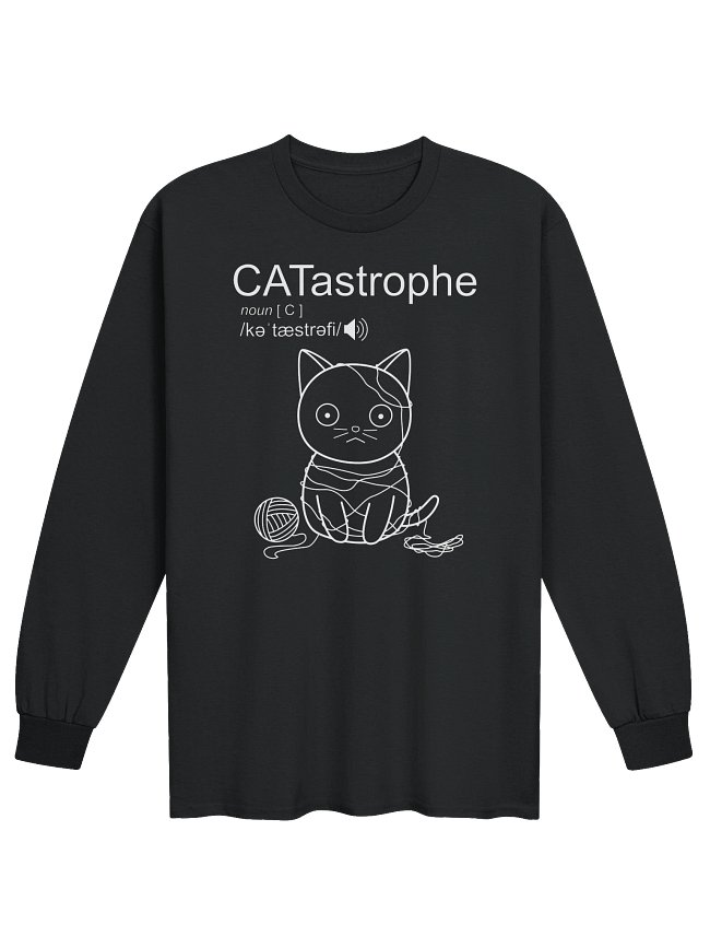 Life with Cats Unisex Adult Long Sleeve T-shirts