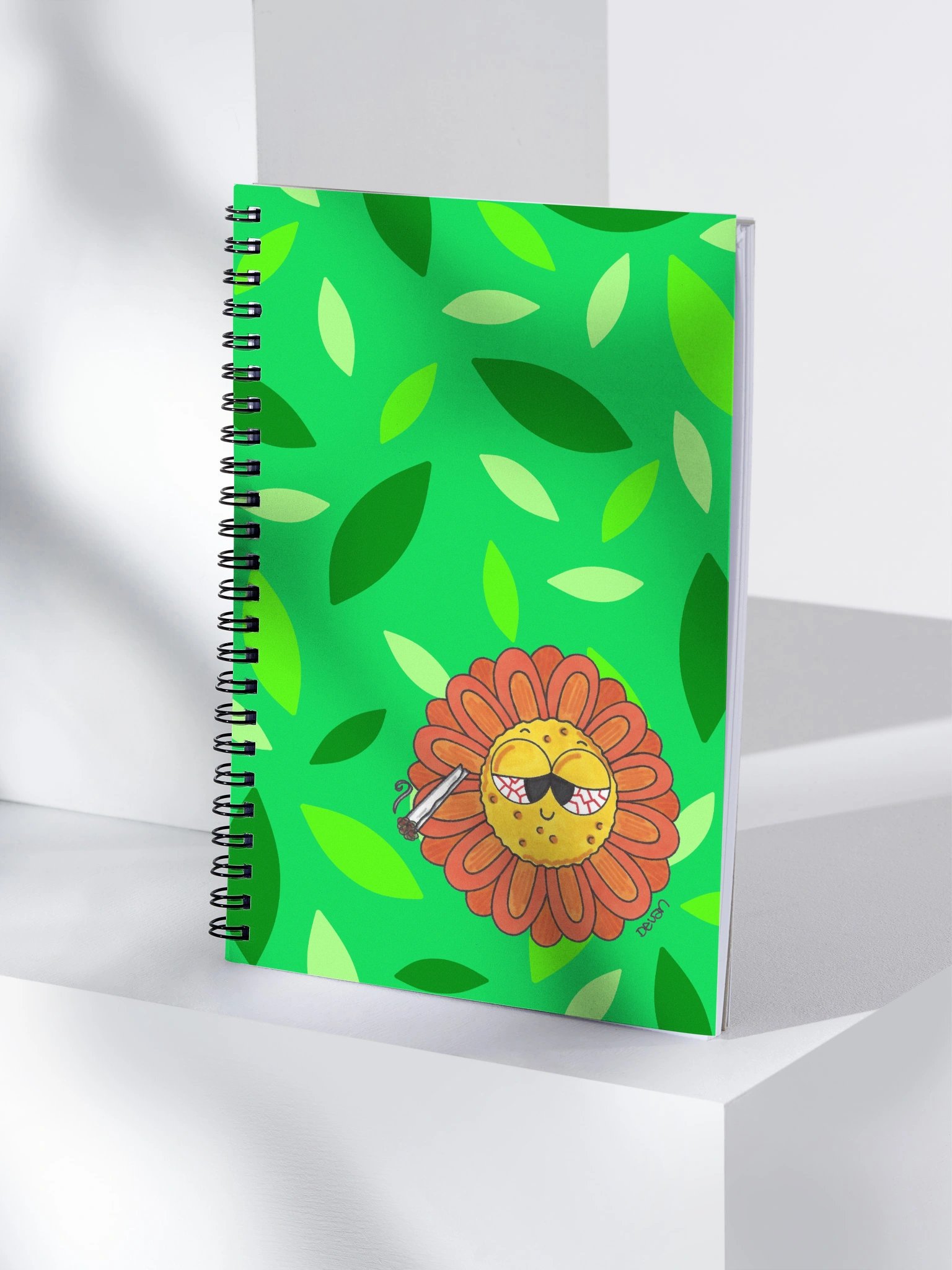 Orange Stoner Flower Notebook product image (4)
