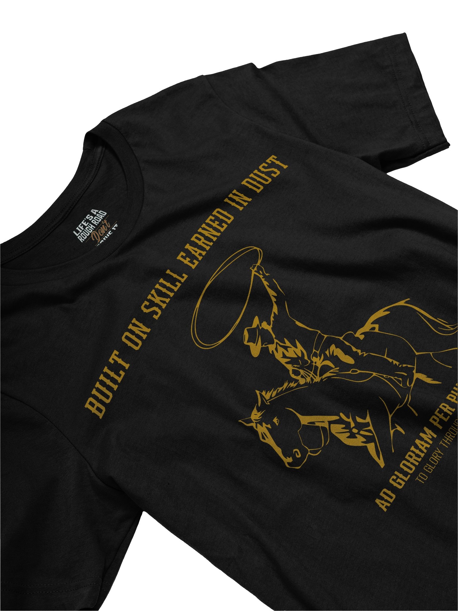 BUILT ON SKILL • EARNED IN DUST tee product image (3)