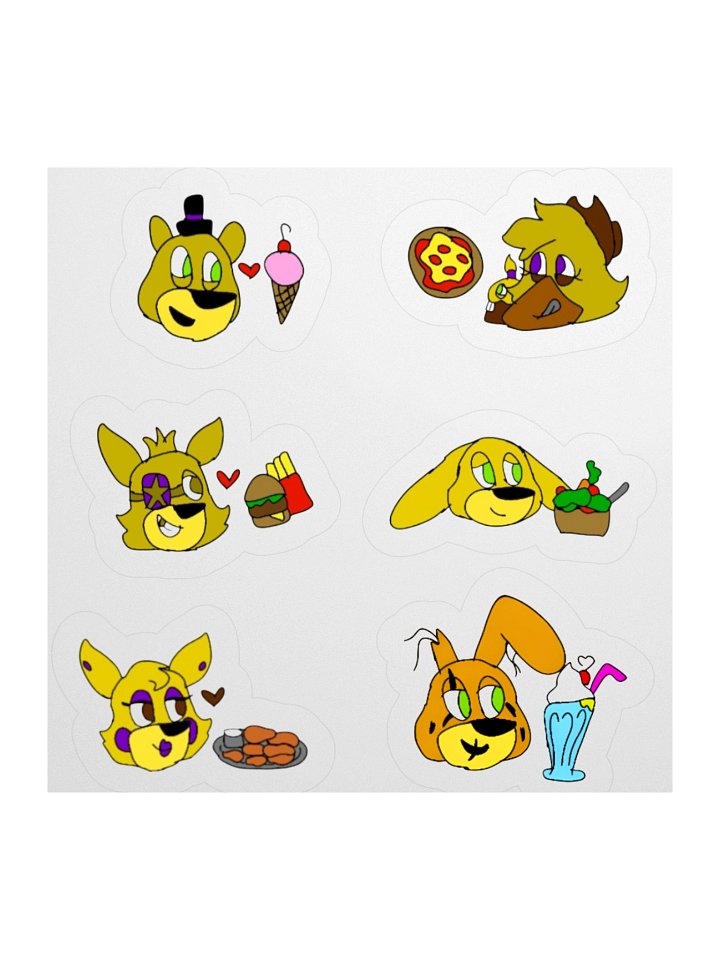 The Spring Crew Fav Foods Kiss Cut Stickers Set product image (1)