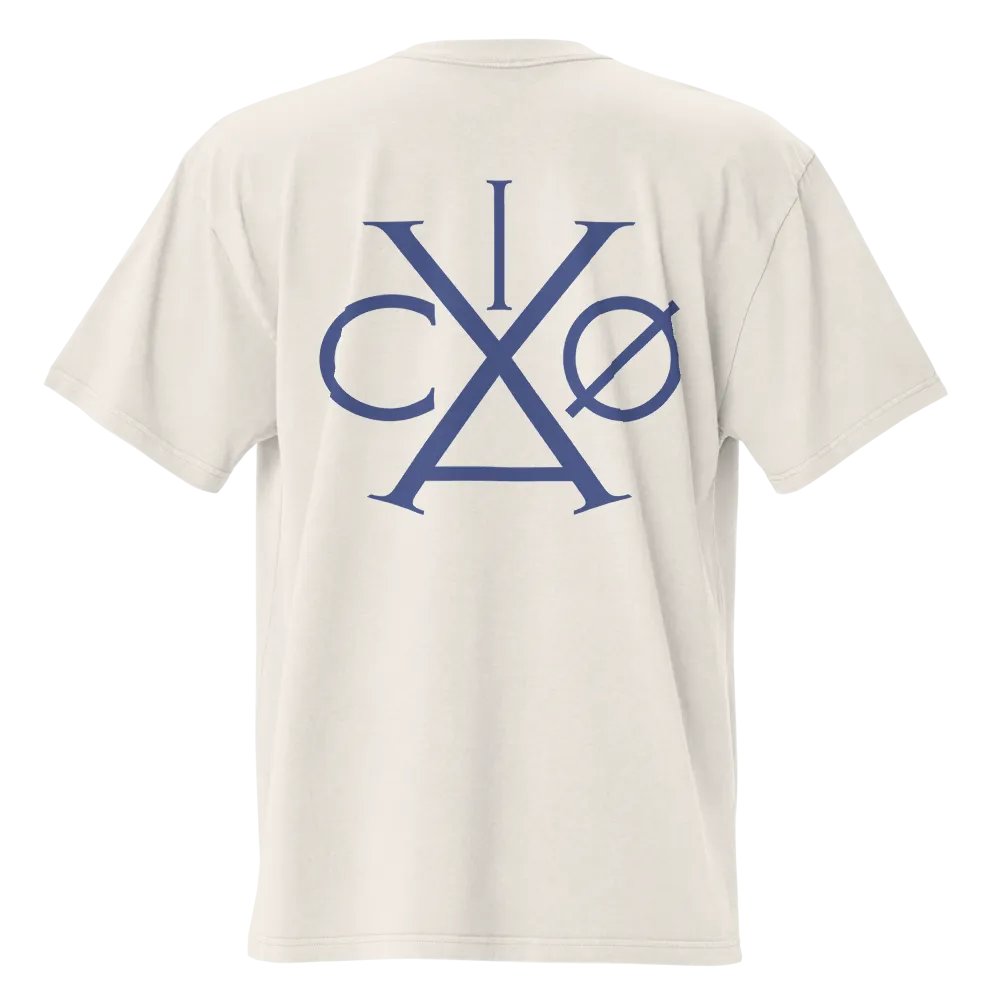VACIO Logo back Oversized Faded T-Shirt product image (1)