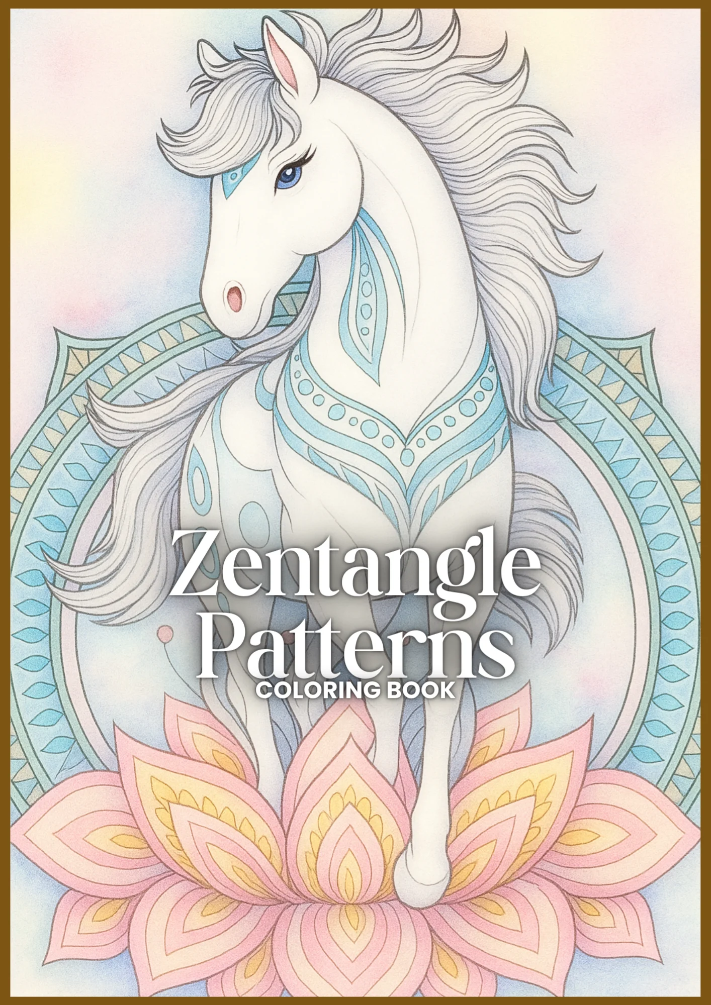 Zentangle Patterns Coloring Book for Adults product image (1)