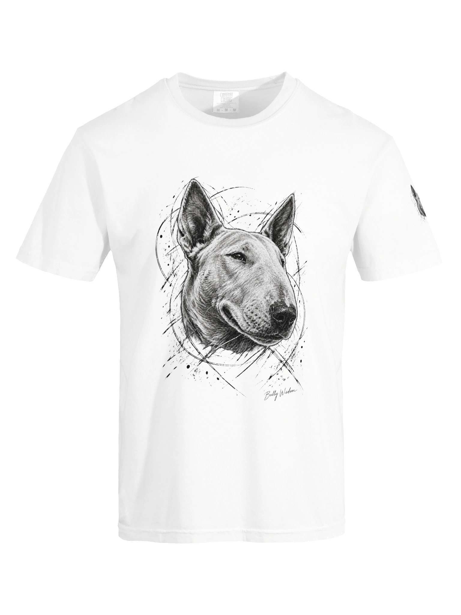Bull Terrier portrait tee product image (9)