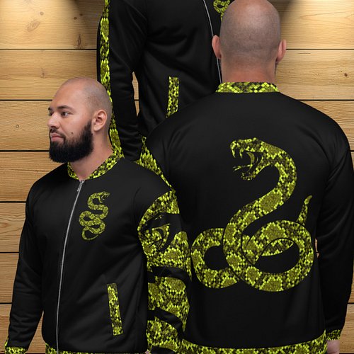 Step into urban elegance with the 'Viper' Jacket. https://makewaydesigns-shop.fourthwall.com/products/viper-jacket