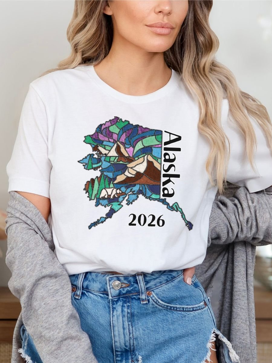 Great Alaskan Family Adventure: Stained Glass Matching Tees product image (110)