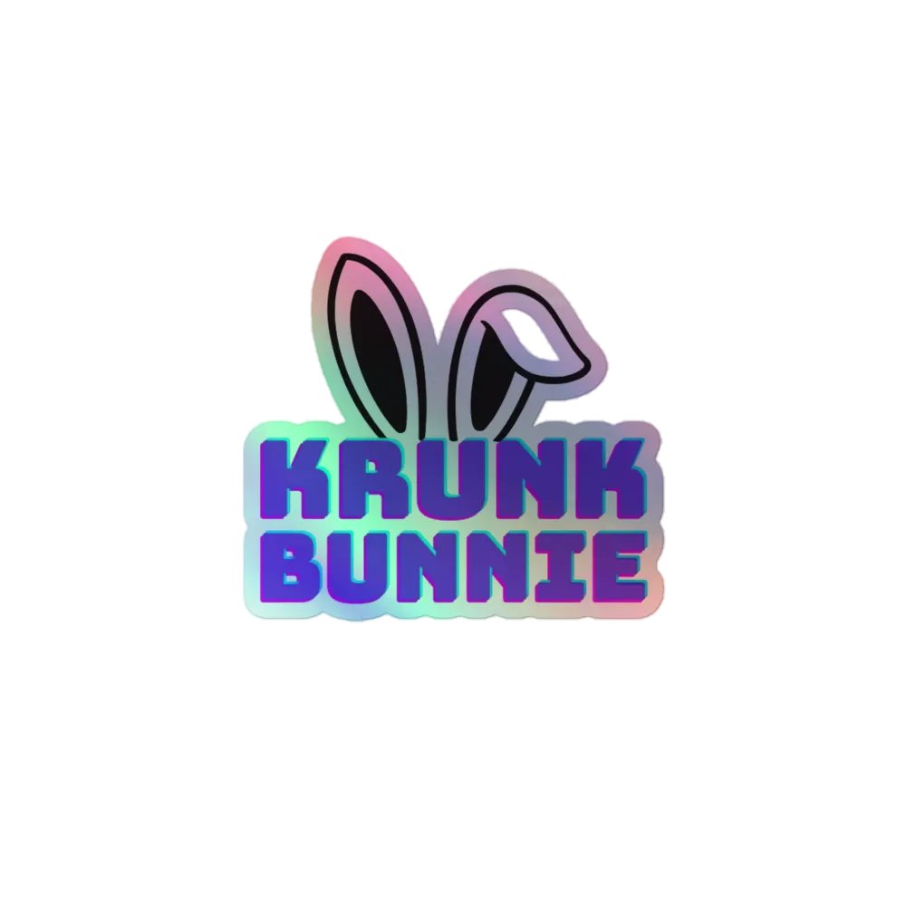Holographic sticker (Bunnie Ears) product image (1)