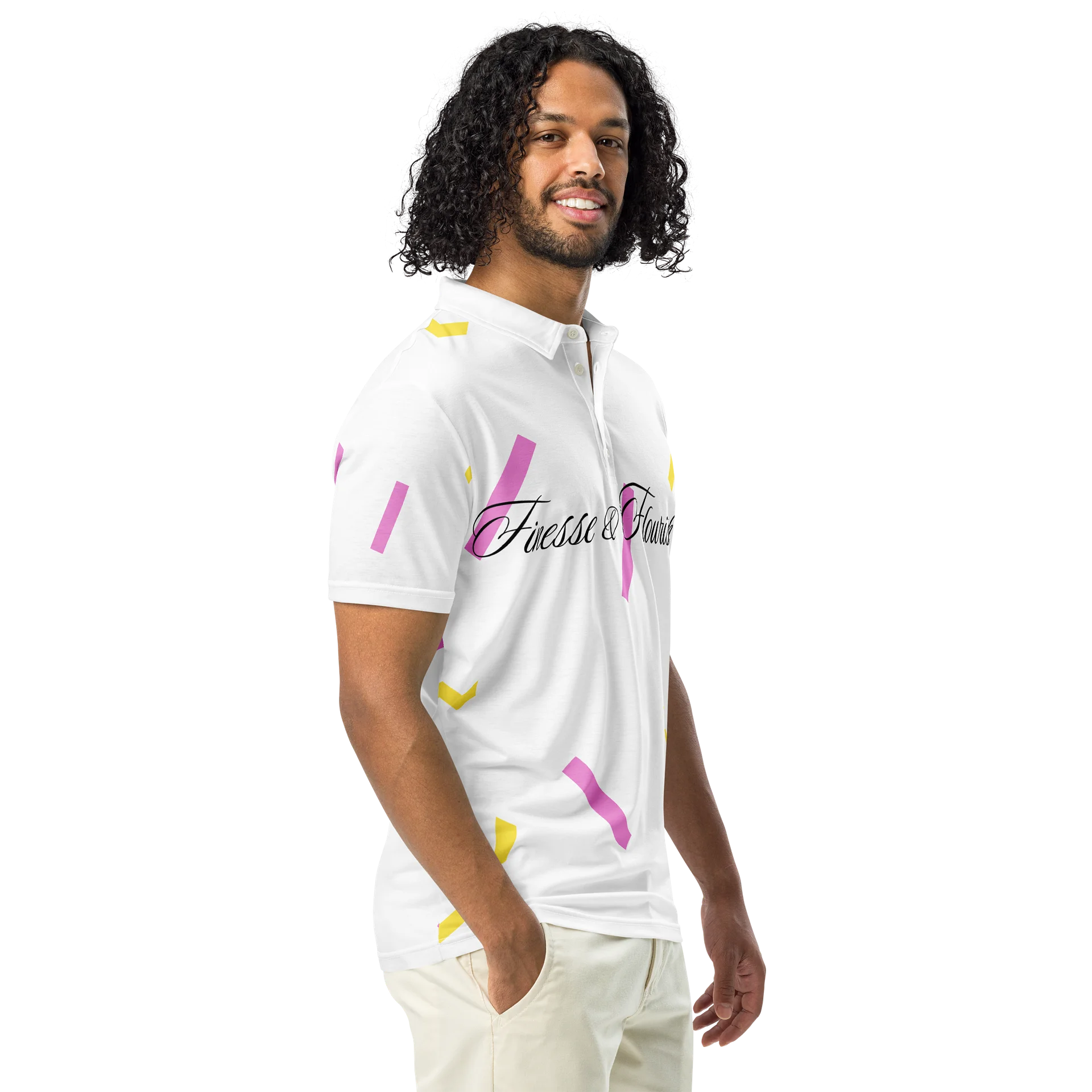F&F Big Script 89 - 92 Slim Fit Polo Shirt product image (1)