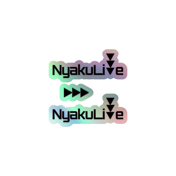 NyakuLive Name Logo Stickers product image (1)