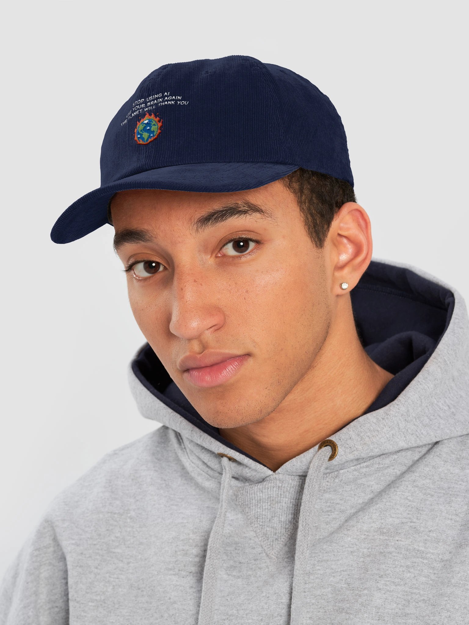 the planet will thank you | embroidered hat product image (5)