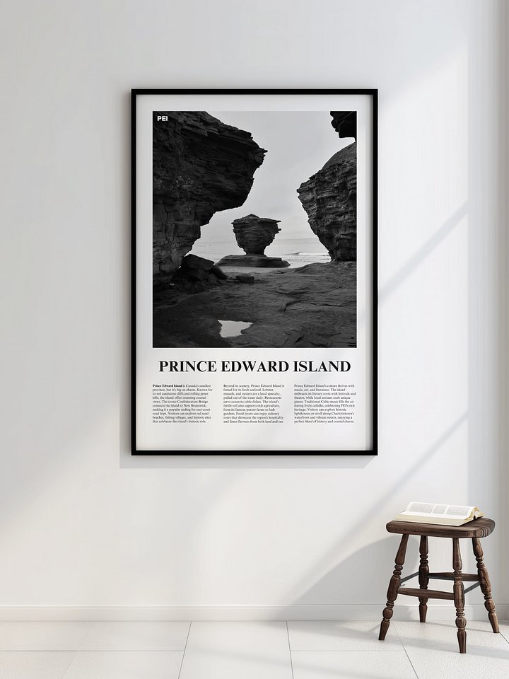 Prince Edward Island 01 Newspaper Poster | Framed product image (2)