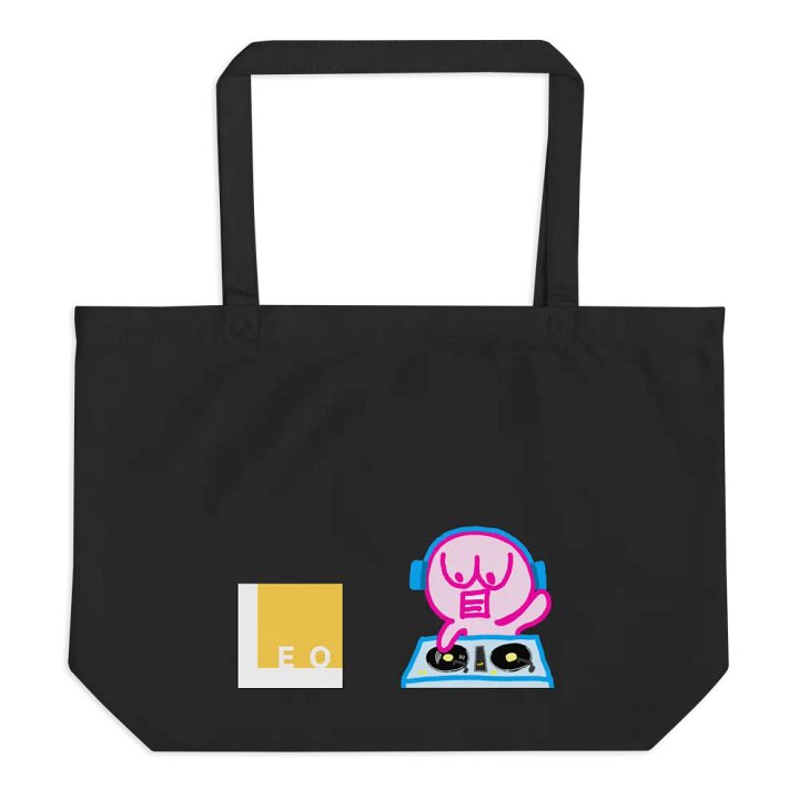 Tote Bag: Logo LEO (left) and Let's DJ! (right) (Both are front) product image (1)