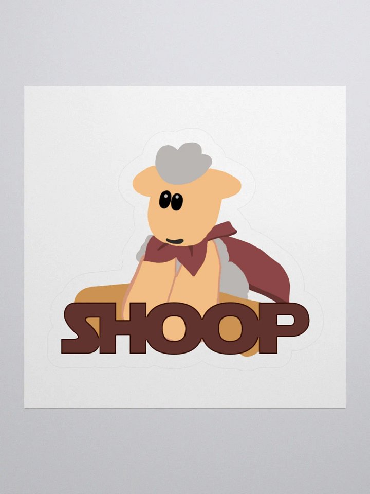 Shoop sticker product image (1)