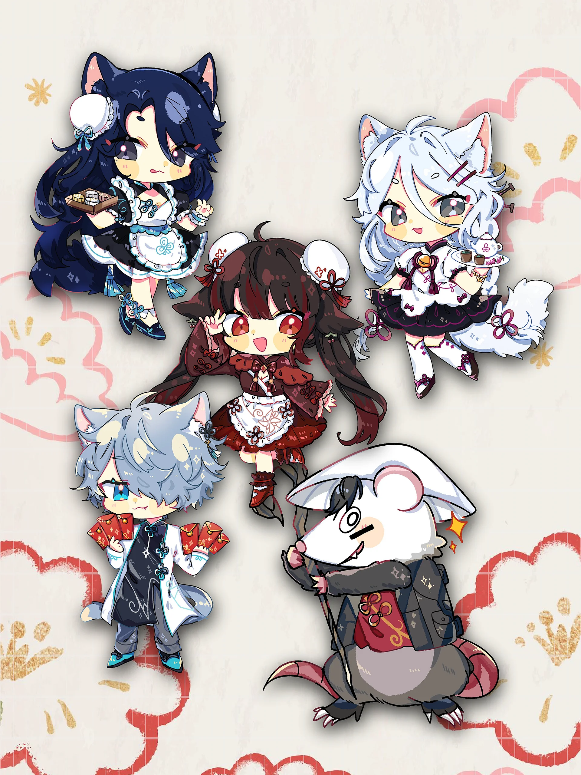 "MID-AUTUMN FESTIVITIES" Stickers product image (1)