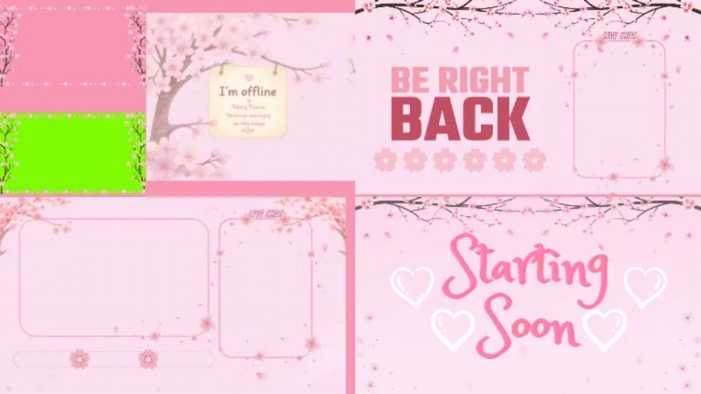 Sakura Bloom | Complete Animated Cherry Blossom Stream Package product image (1)
