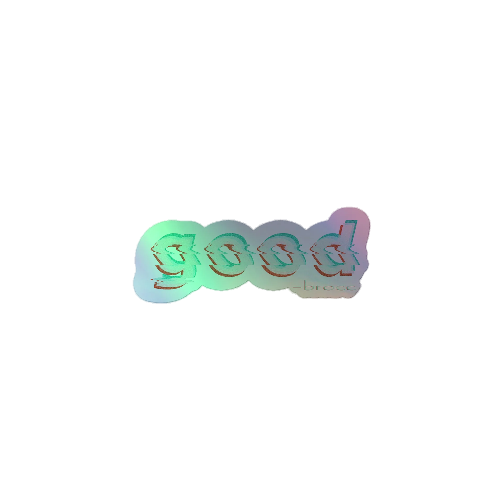 good holographic sticker product image (1)