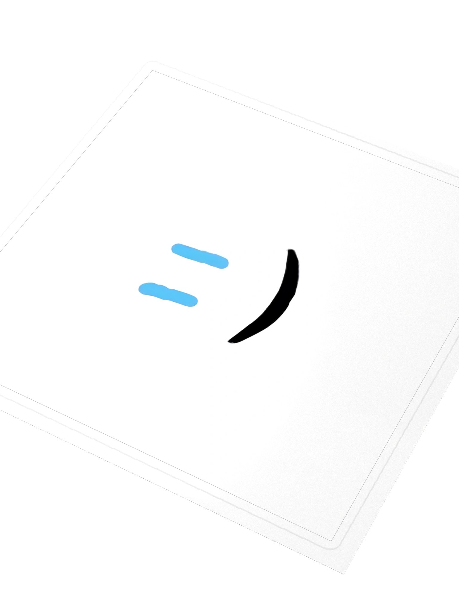 Blue: SMILEY STICKER product image (3)