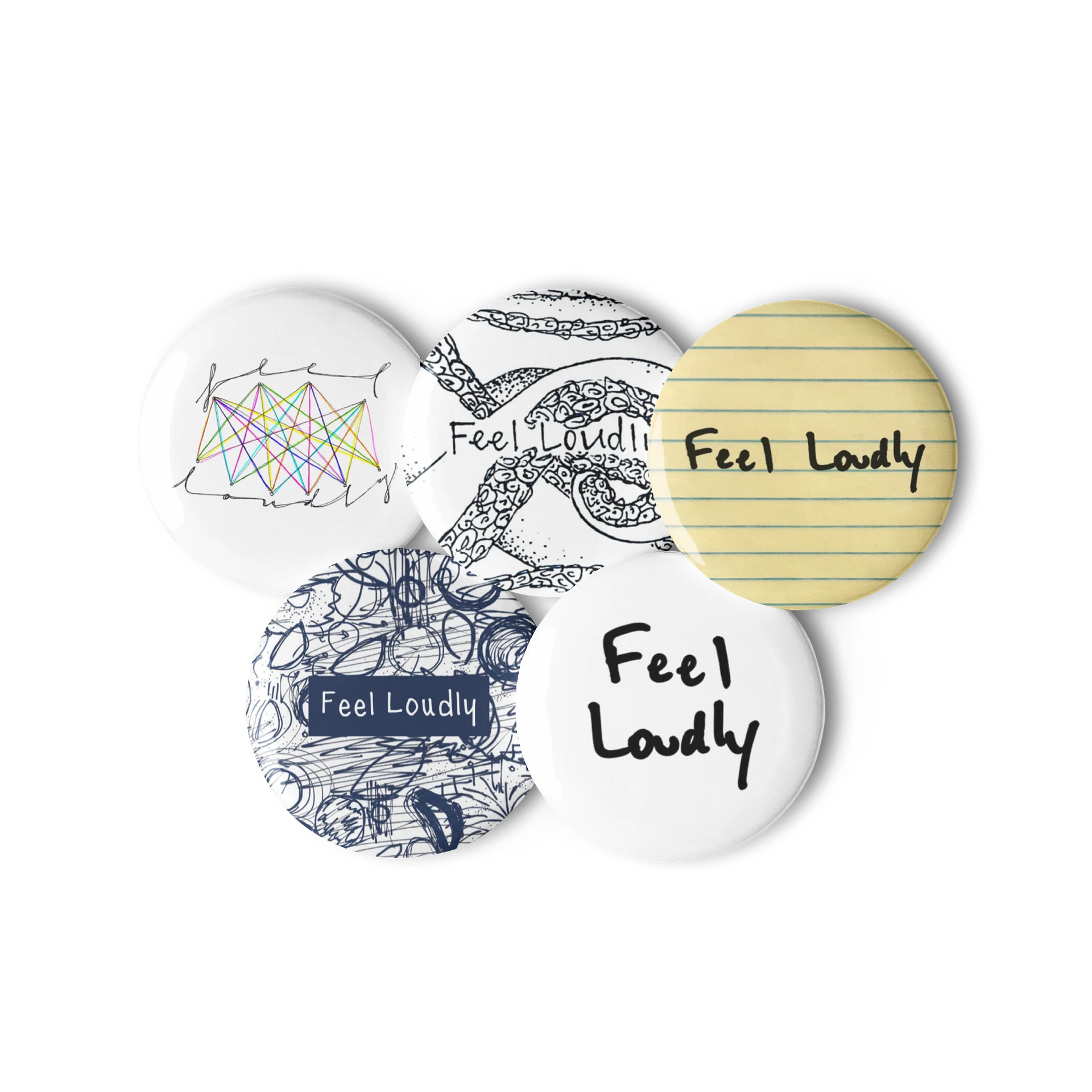 Feel Loudly Buttons product image (4)