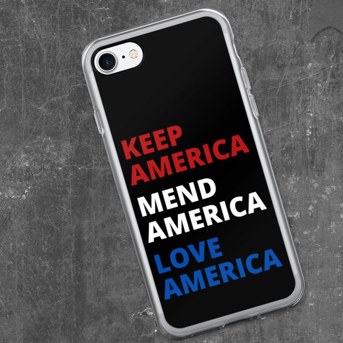 KAMALA Keep Mend Love America iPhone® Case product image (1)