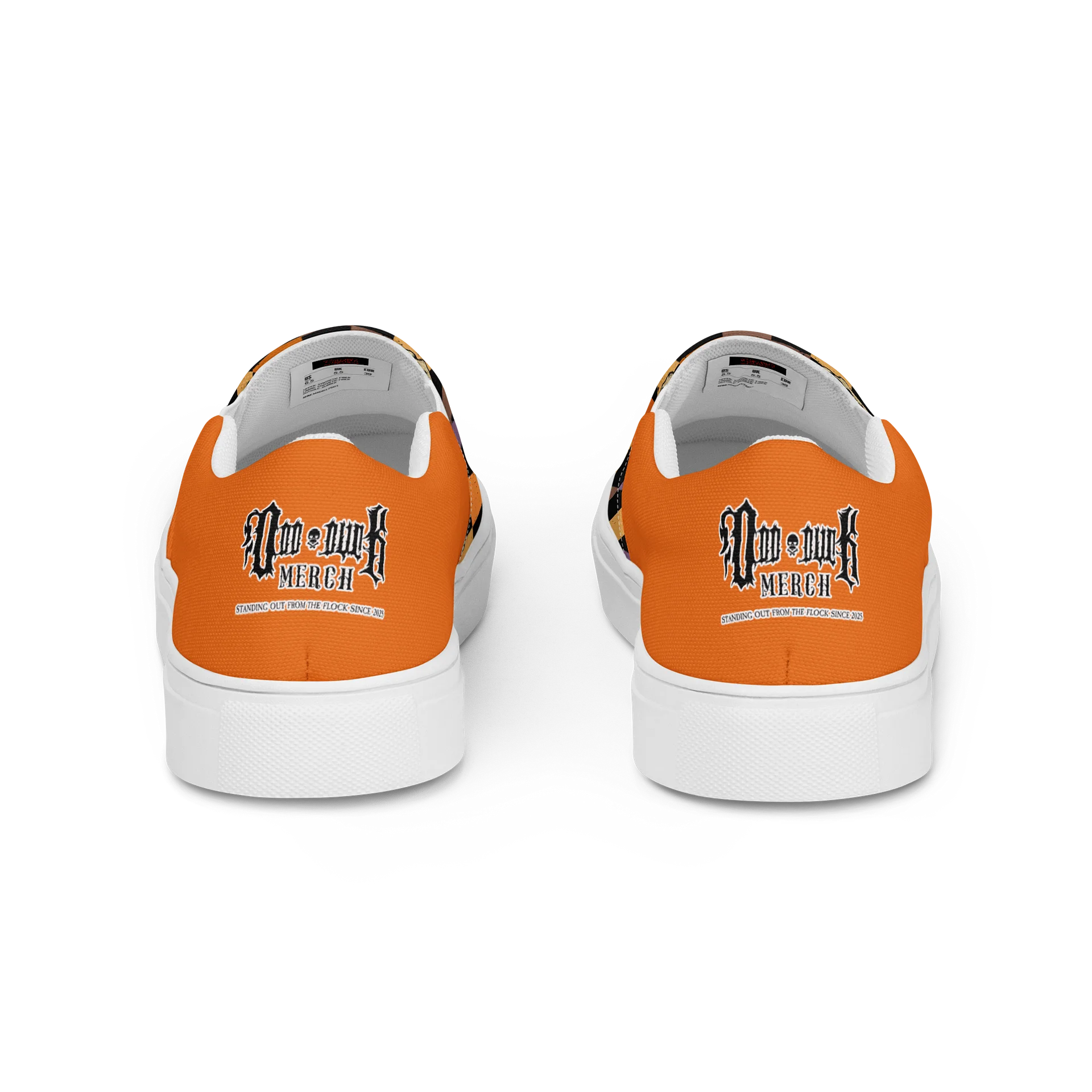 Checkered Skulls Mens Canvas Shoes product image (4)