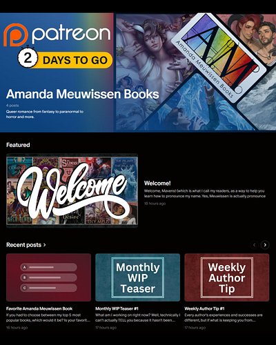I hope you all had fun with Sunday's Rainbow Games in my FB group, Amanda Meuwissen Books, with @gwenjarvispa while I was hav...