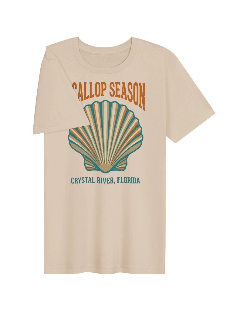 Scallop Season Crystal River Florida Tee product image (3)