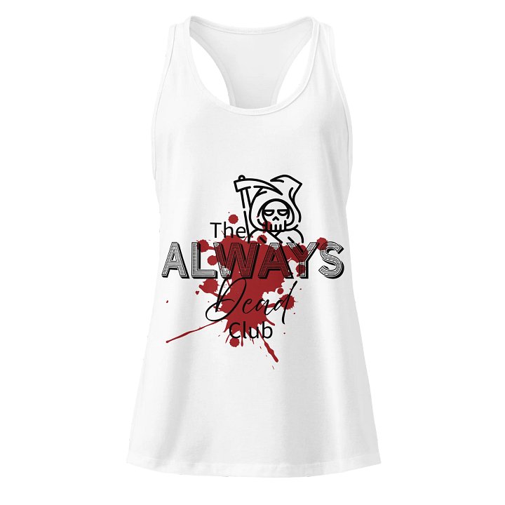 The Always Dead Club Women's Racer Back Tank Top product image (1)