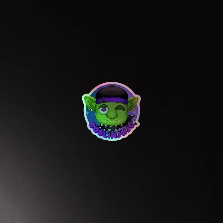Holographic Star Struck GoblinJuju Sticker product image (2)