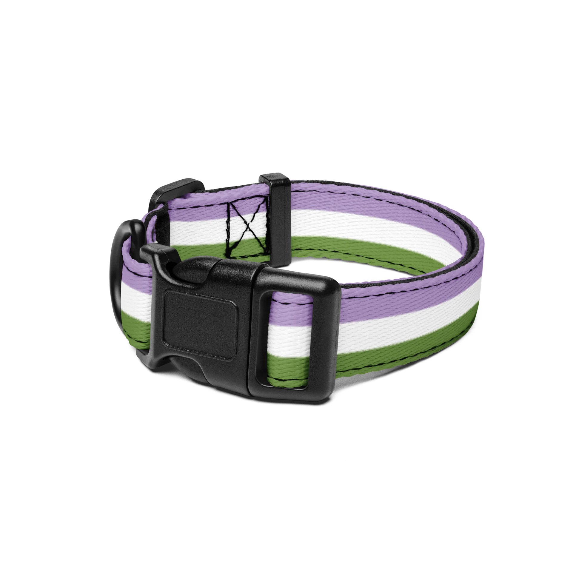Genderqueer Pride Flag Pet Collar product image (1)