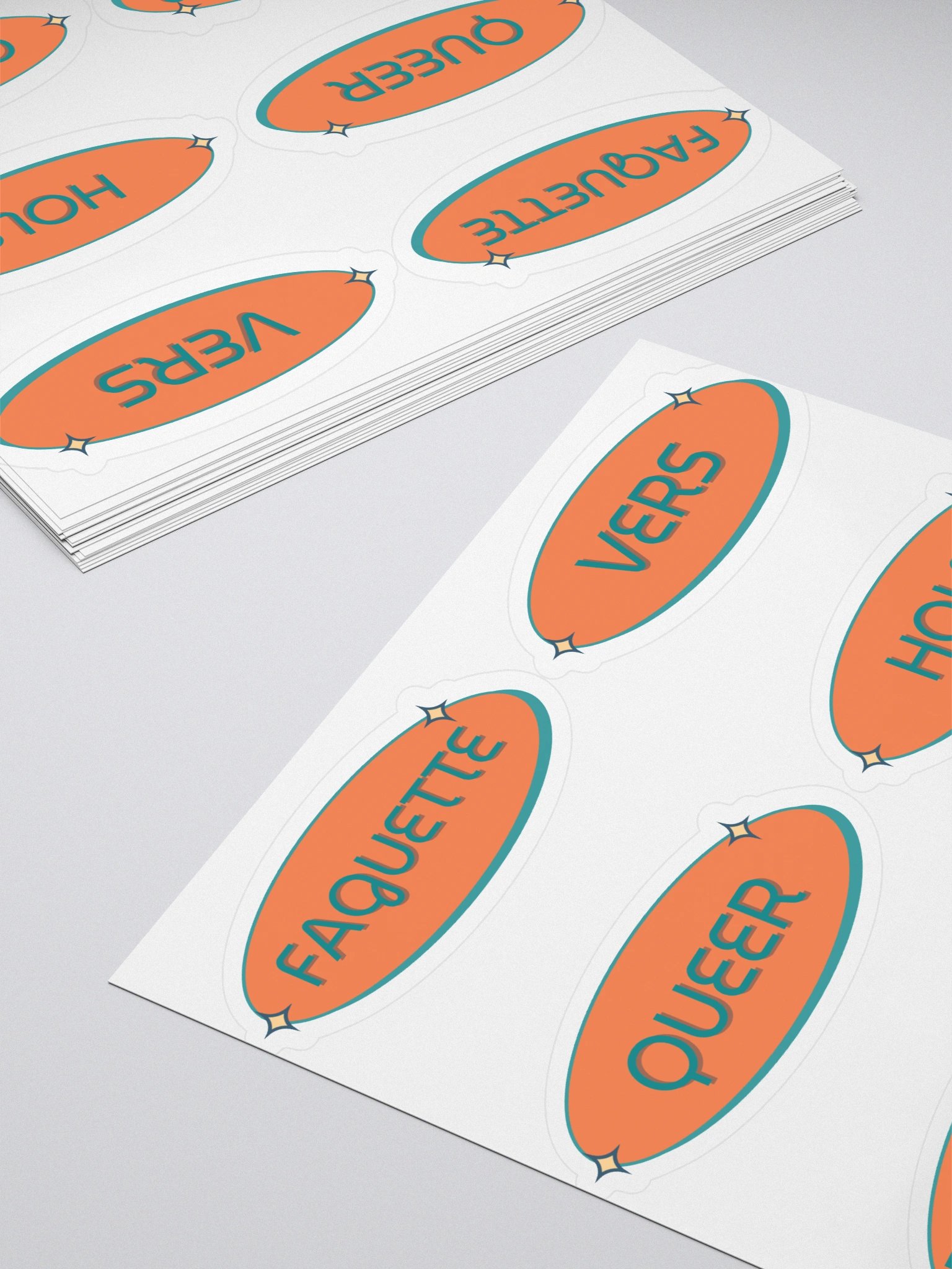 Queer Kiss Cut Sticker Set product image (4)