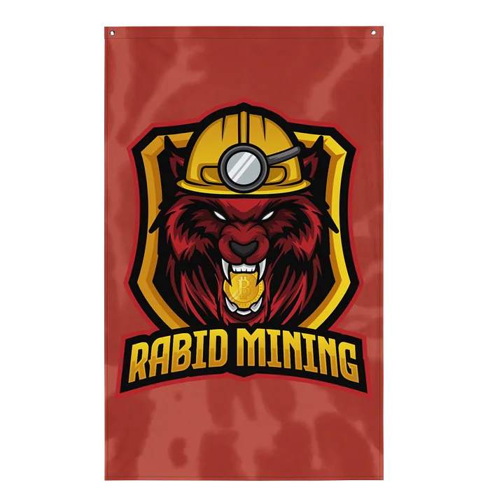 Rabid Mining Flag product image (1)