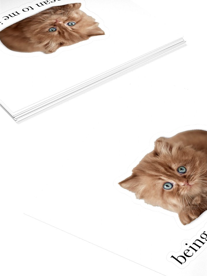 Being mean to me is illegal sticker product image (2)