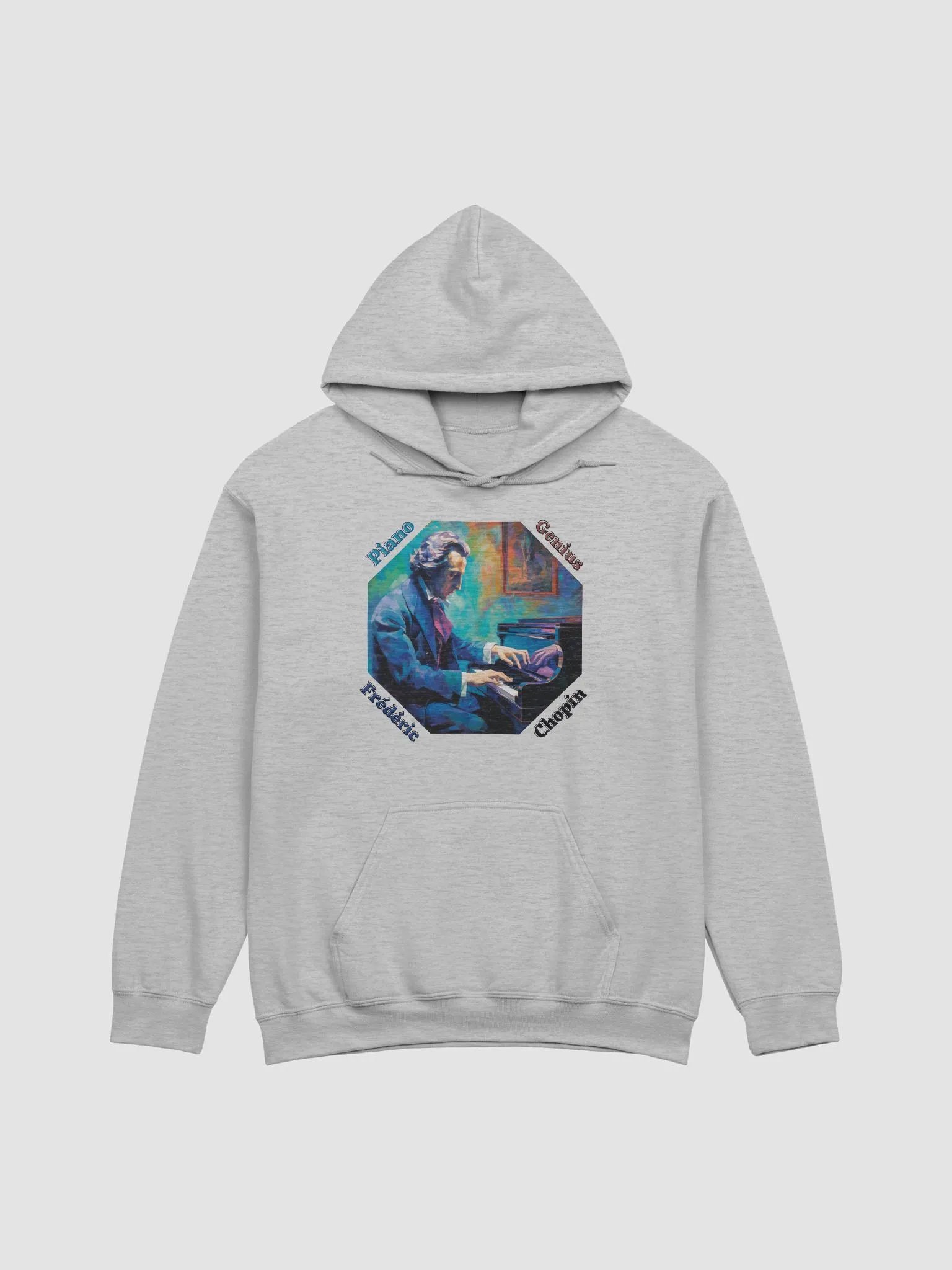 Frédéric Chopin [Playing Piano] - Piano Genius | Hoodie product image (19)