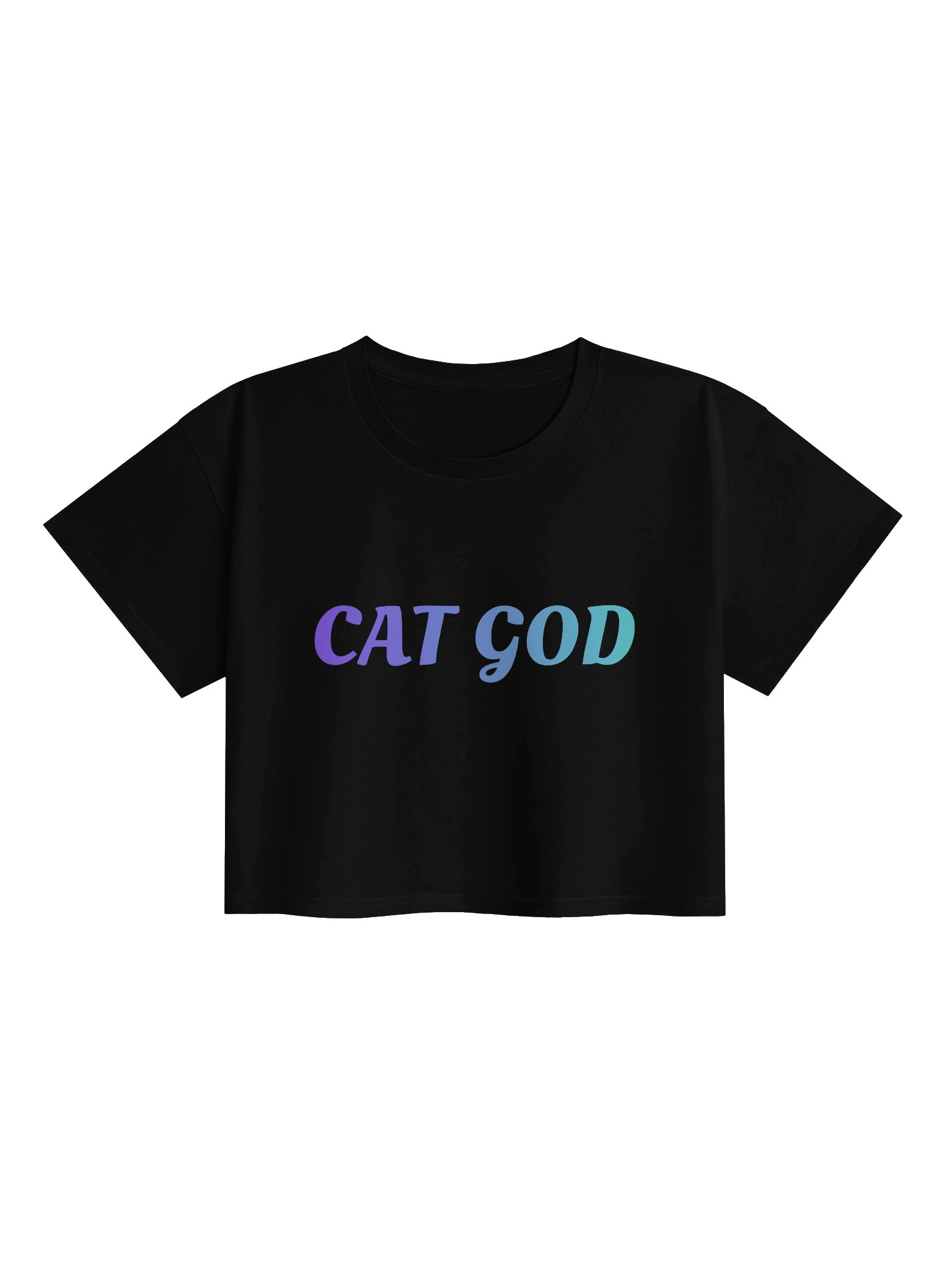 Cat God Crop Top product image (1)