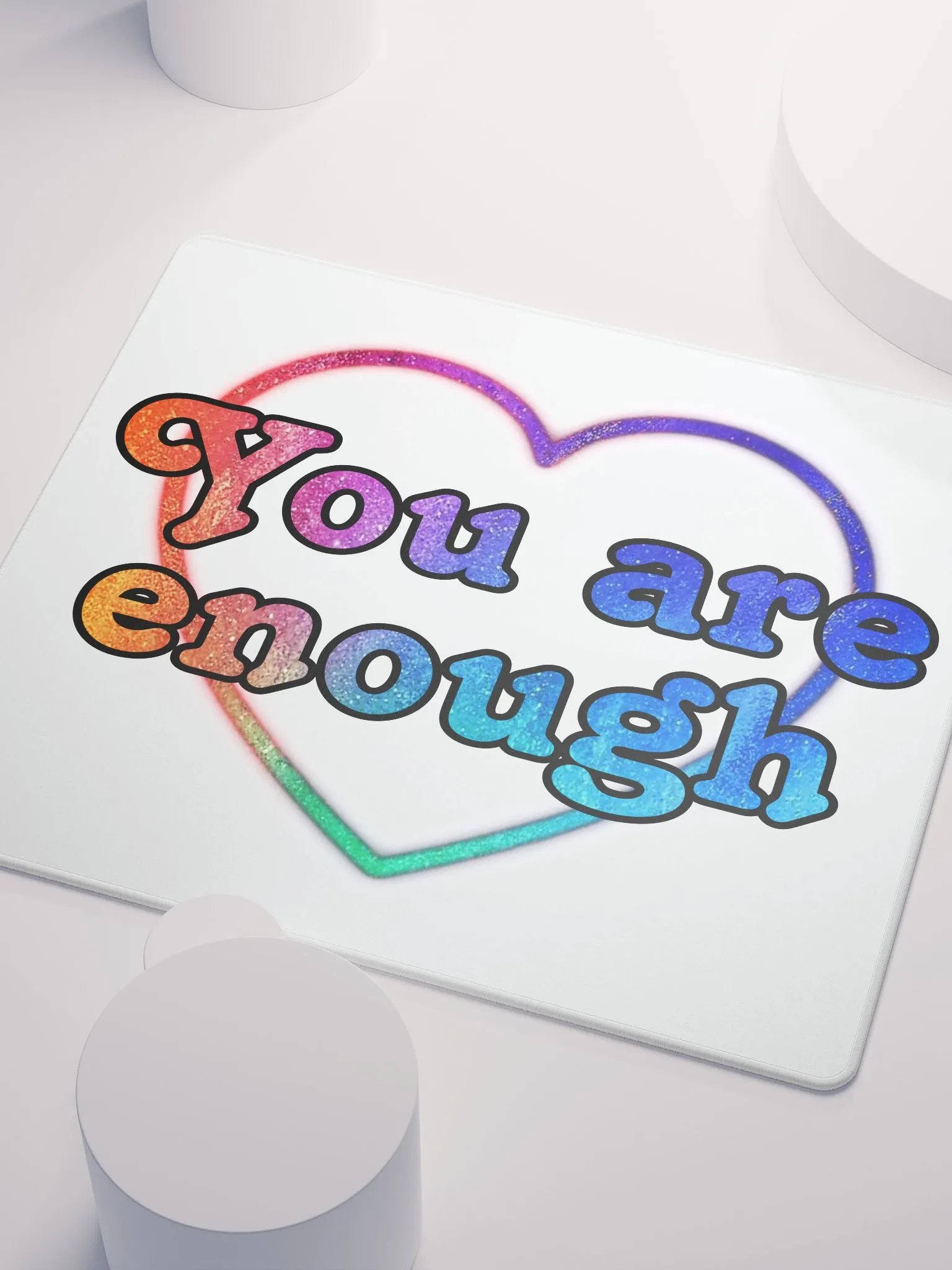 You are enough Gaming Mousepad product image (3)