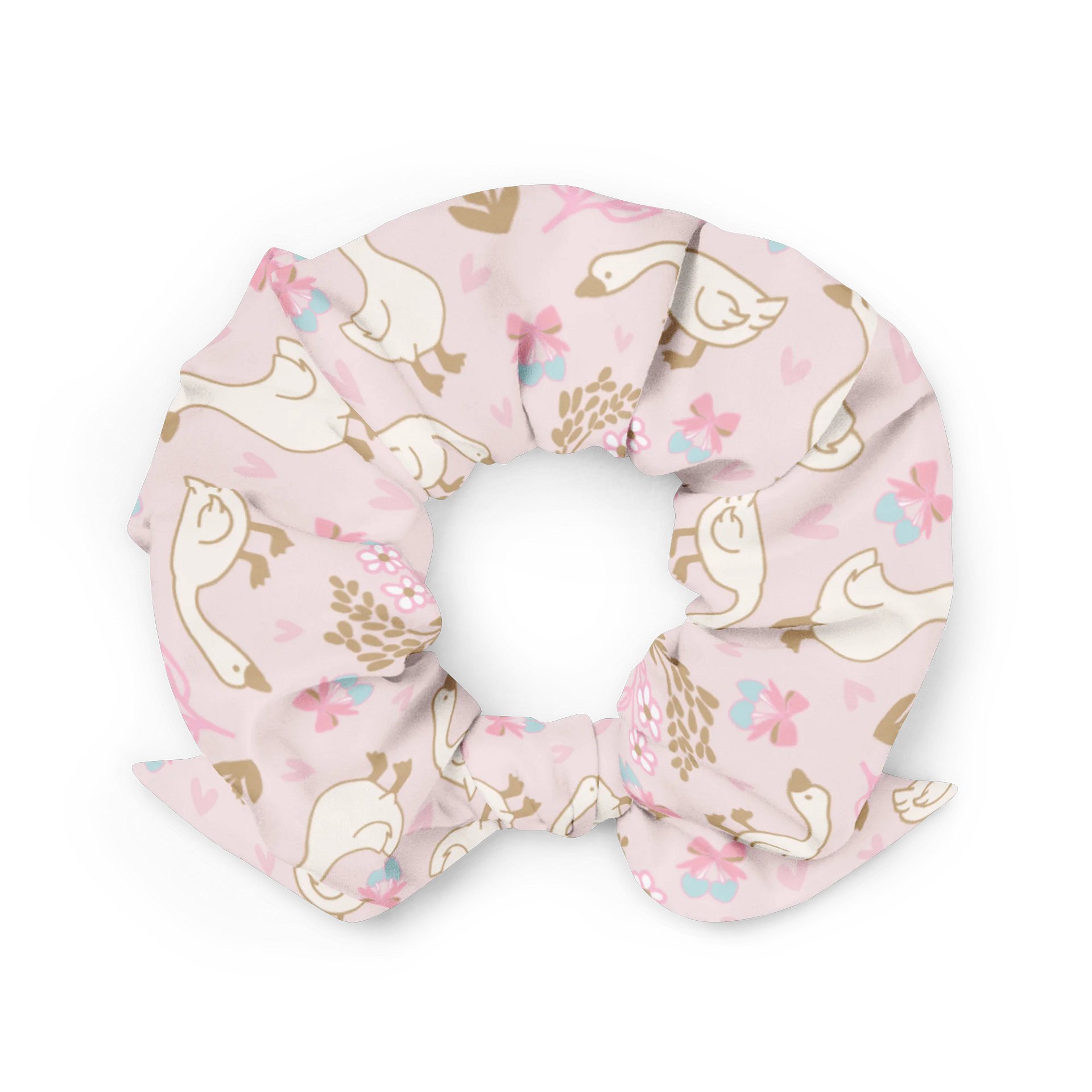Whimsical Goose Pond All-Over Print Scrunchie product image (2)