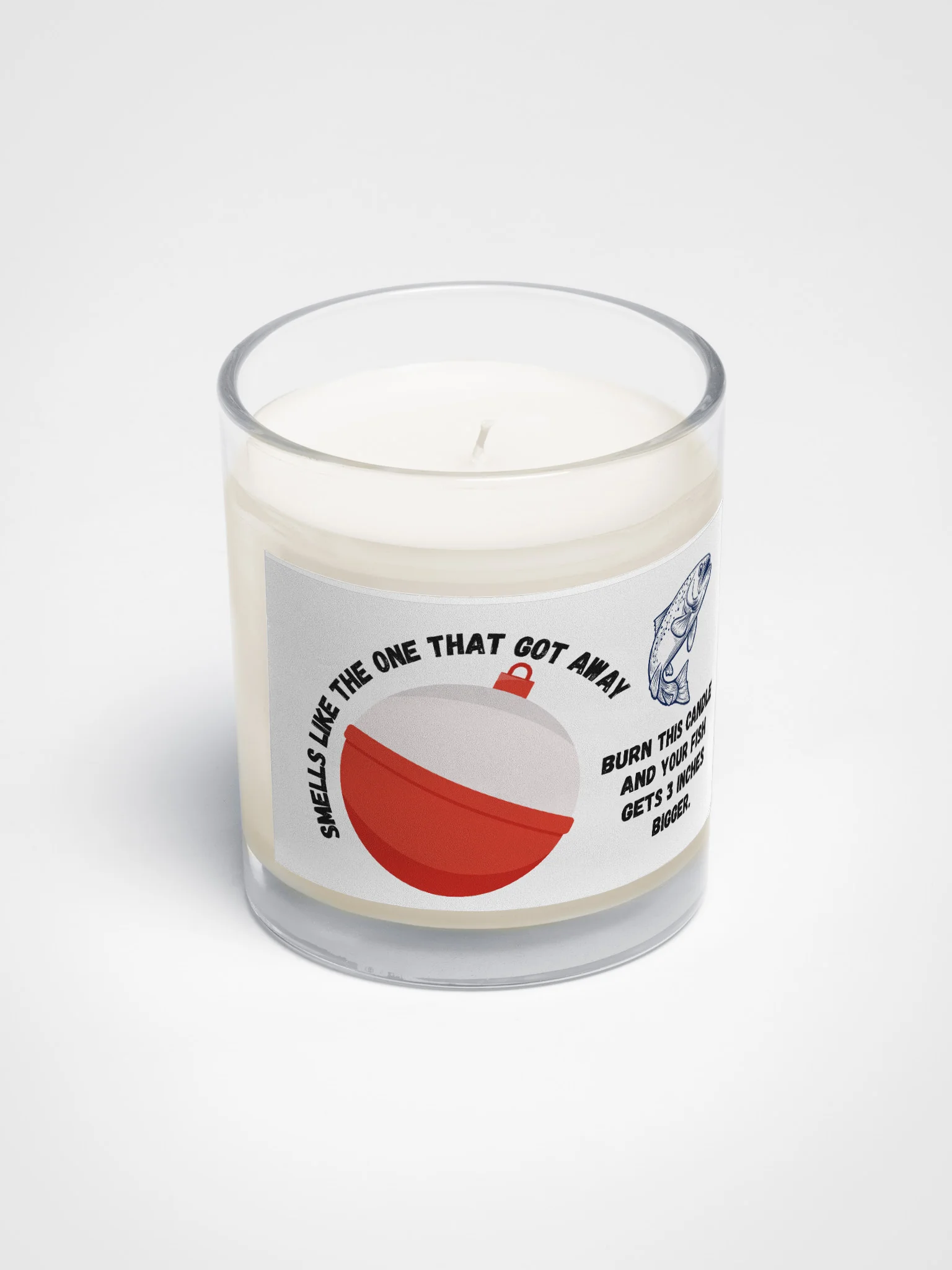 Fish Story Candle – Funny Fishing Gift | Northern Adventure Soy Candle product image (2)