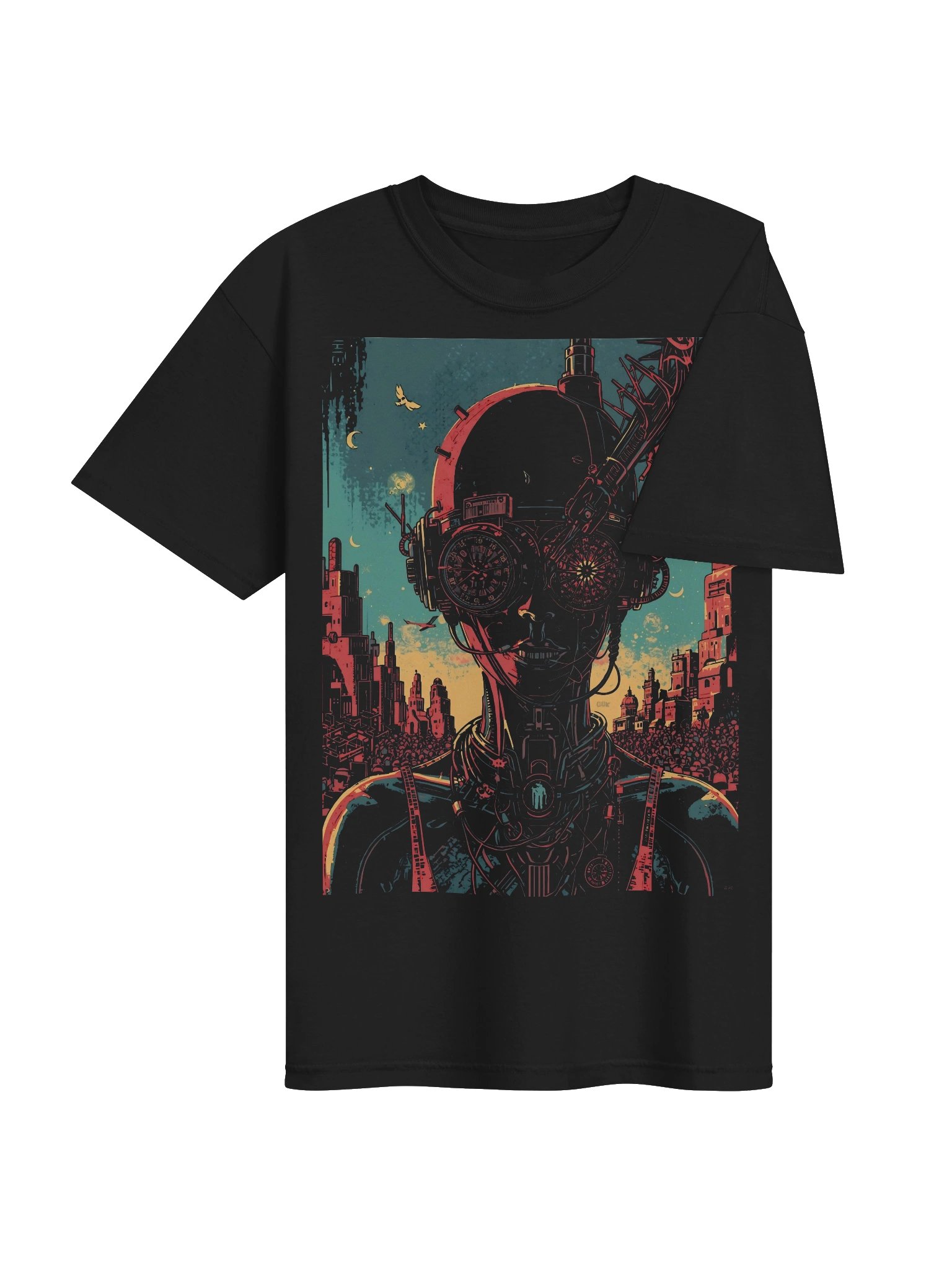 Future Dystopia Glitch Heavyweight T-Shirt product image (7)