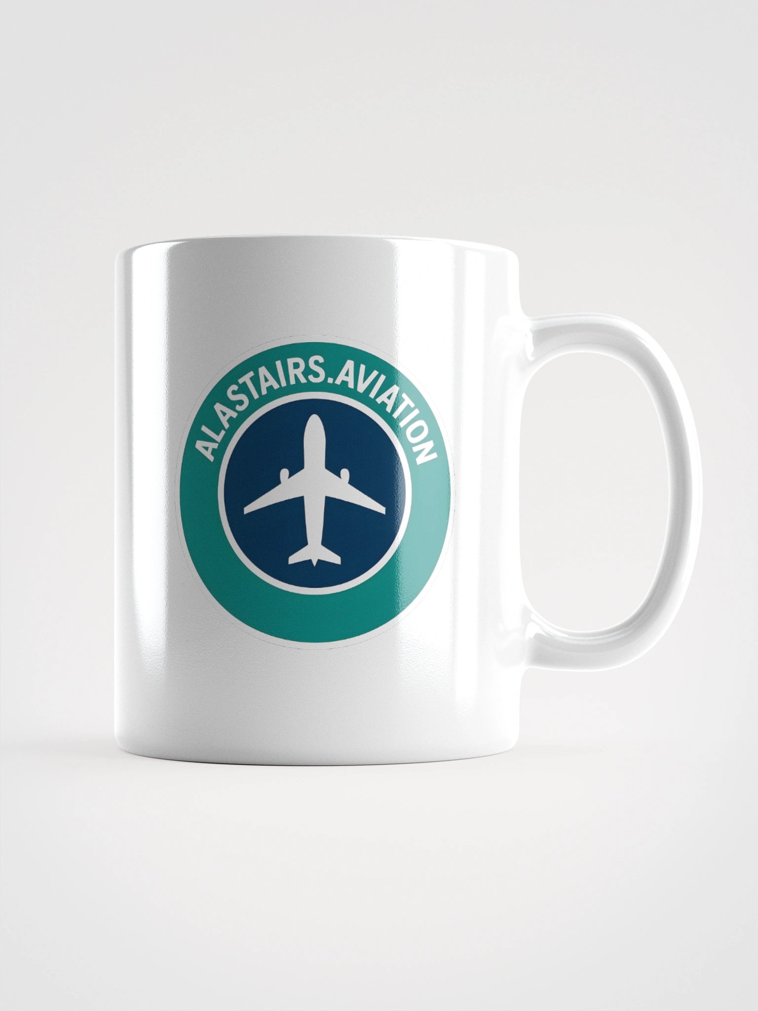 Alastairs Aviation White Gloss Mug. product image (1)