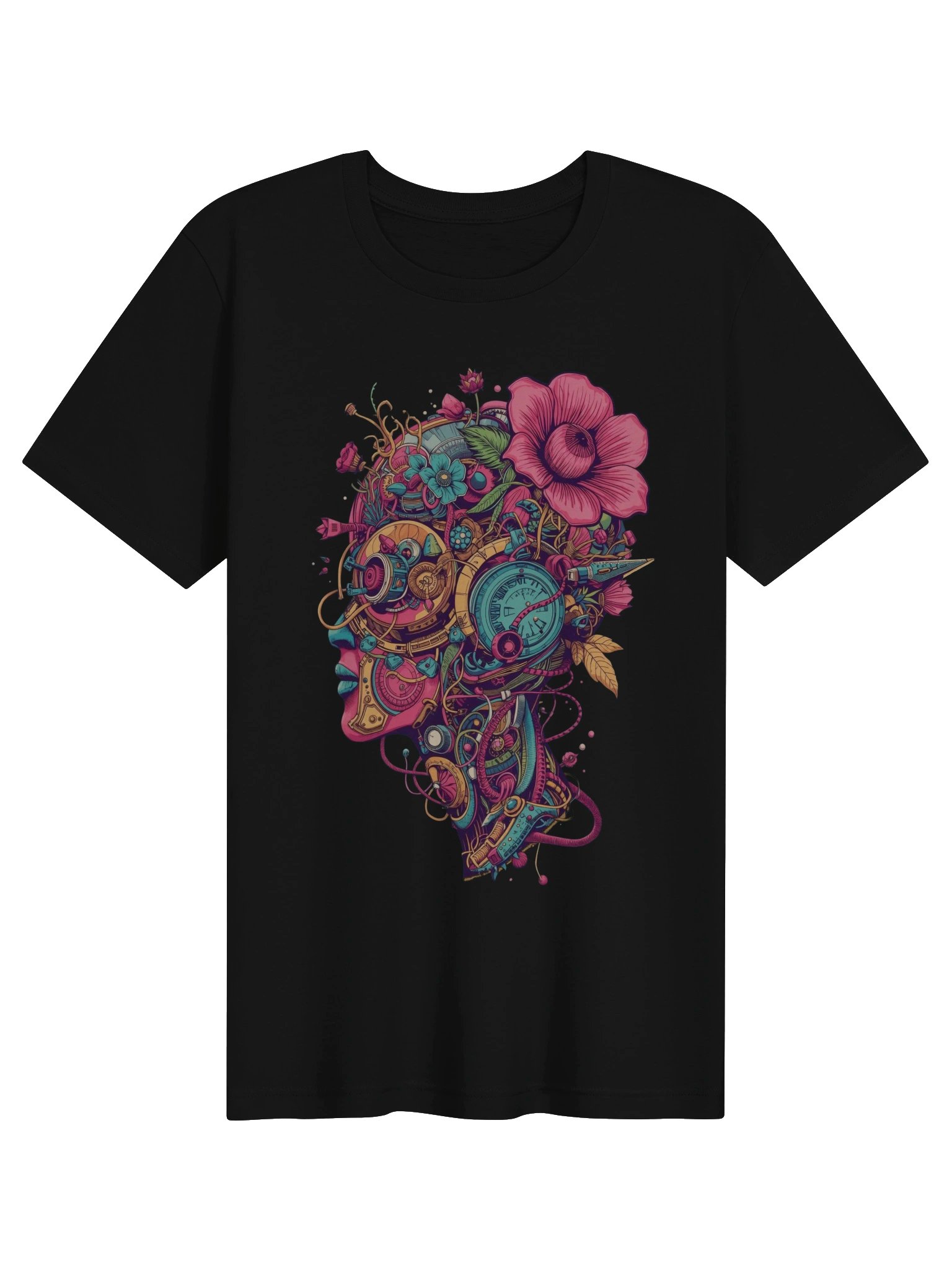 Floral Mechanized Face Supersoft Tee product image (1)