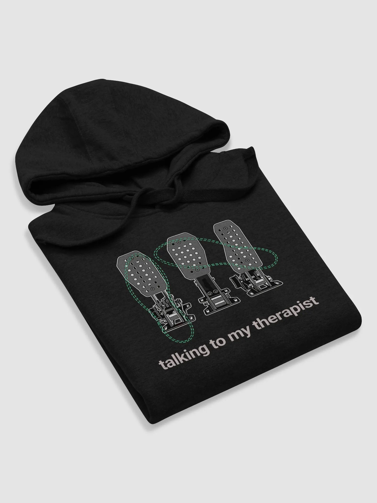 talking to my therapist hoodie - 65% soft cotton product image (5)