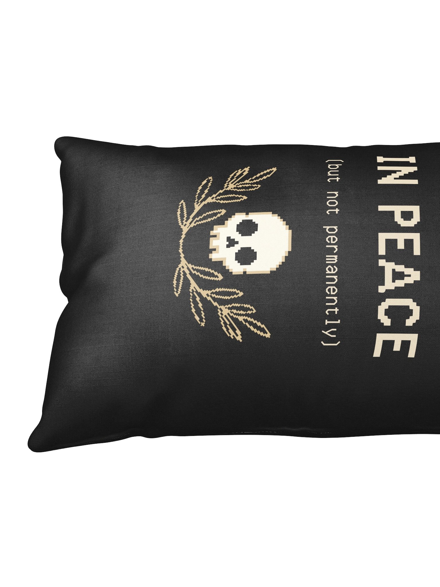 Resting in Peace Pillow | Gothic Chronic Illness & Spoonie Decor product image (4)